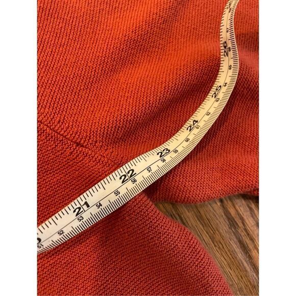 J.Crew 100% cotton burnt orange crewneck sweater xl - Picture 8 of 8